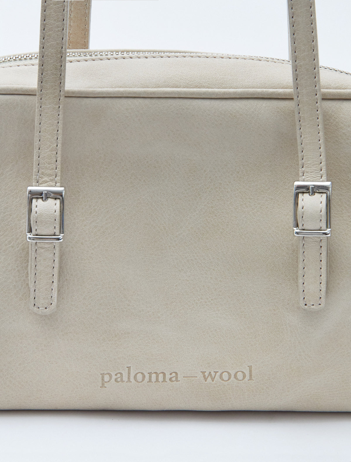 Soft cayetano leather bag beige