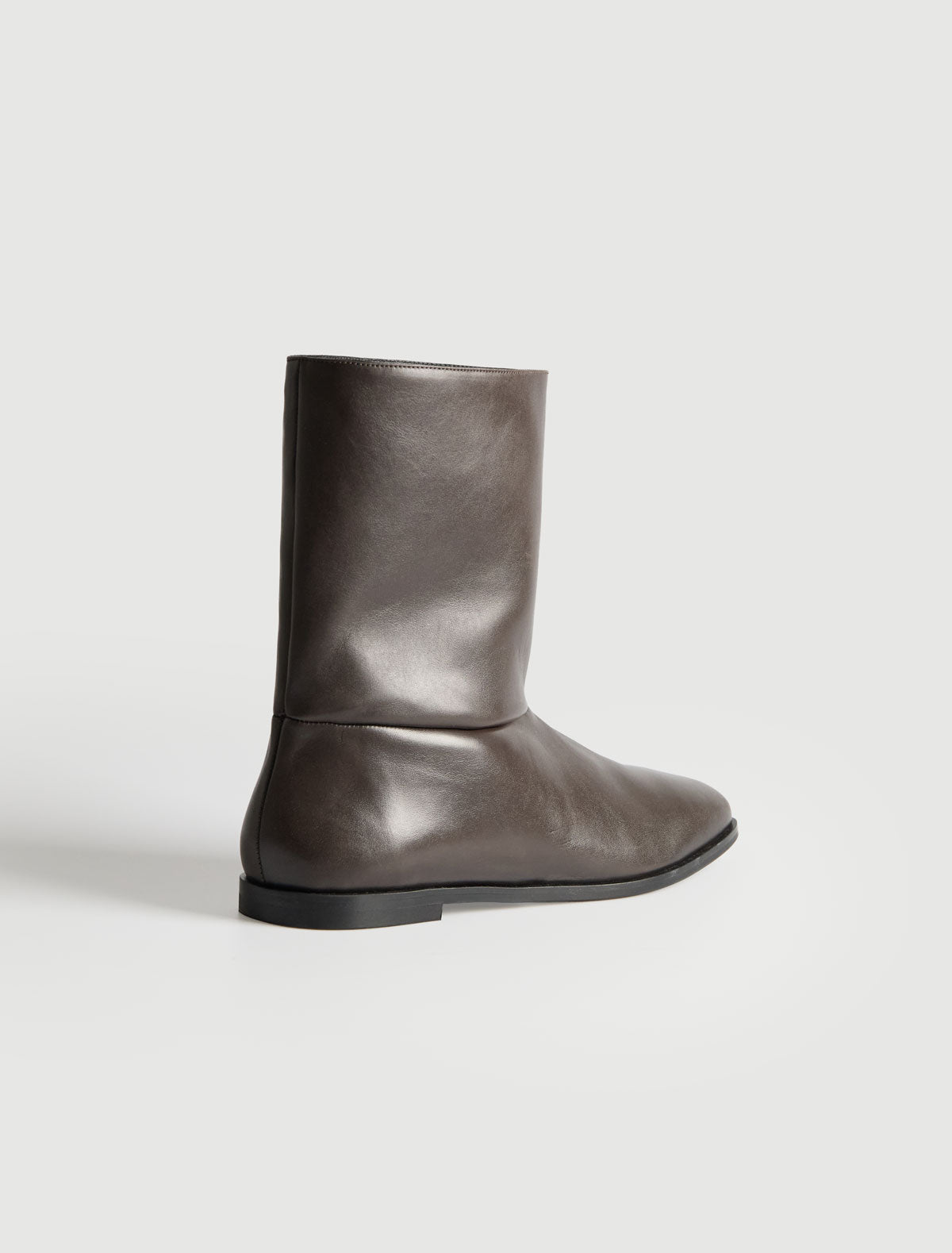 Martin ankle boot shoe inspired panel detailing brown
