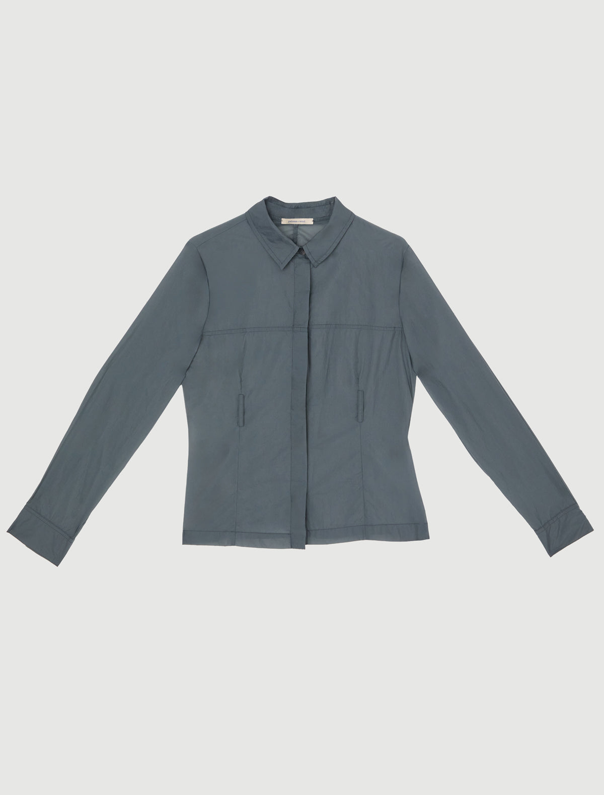 Meltuit fitted nylon shirt belt loops waist grey