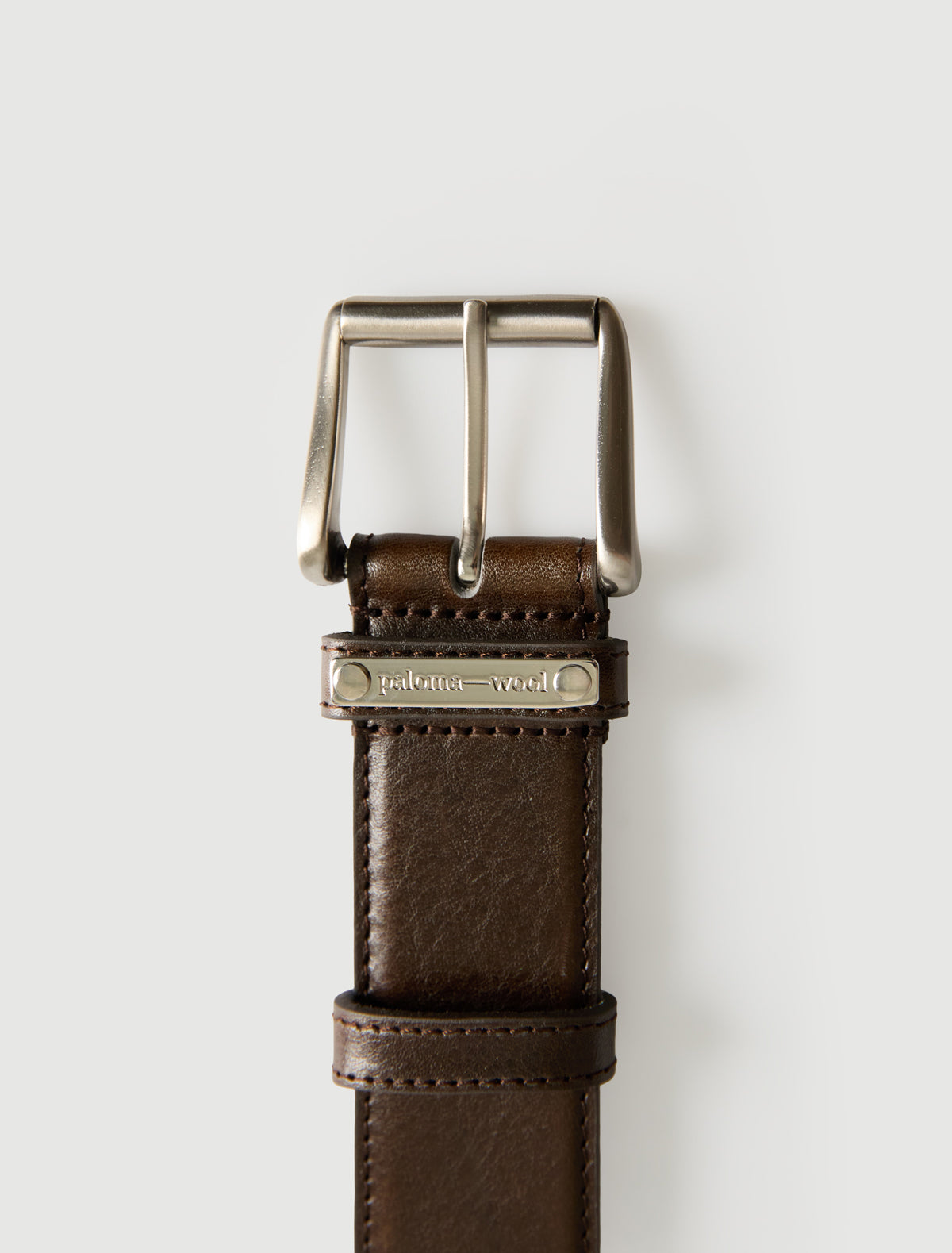 Juana belt custom plaque belt loop darkgrey