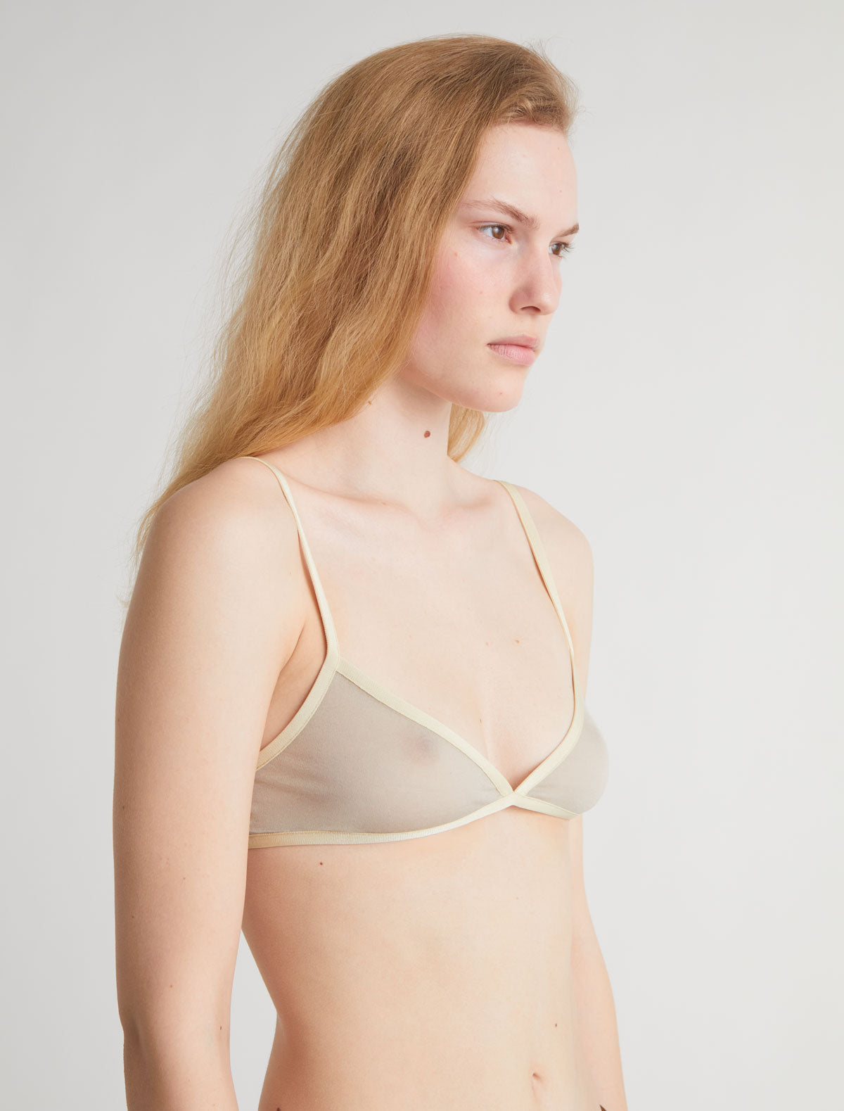 Esco strappy bralette lingerie style details ecru