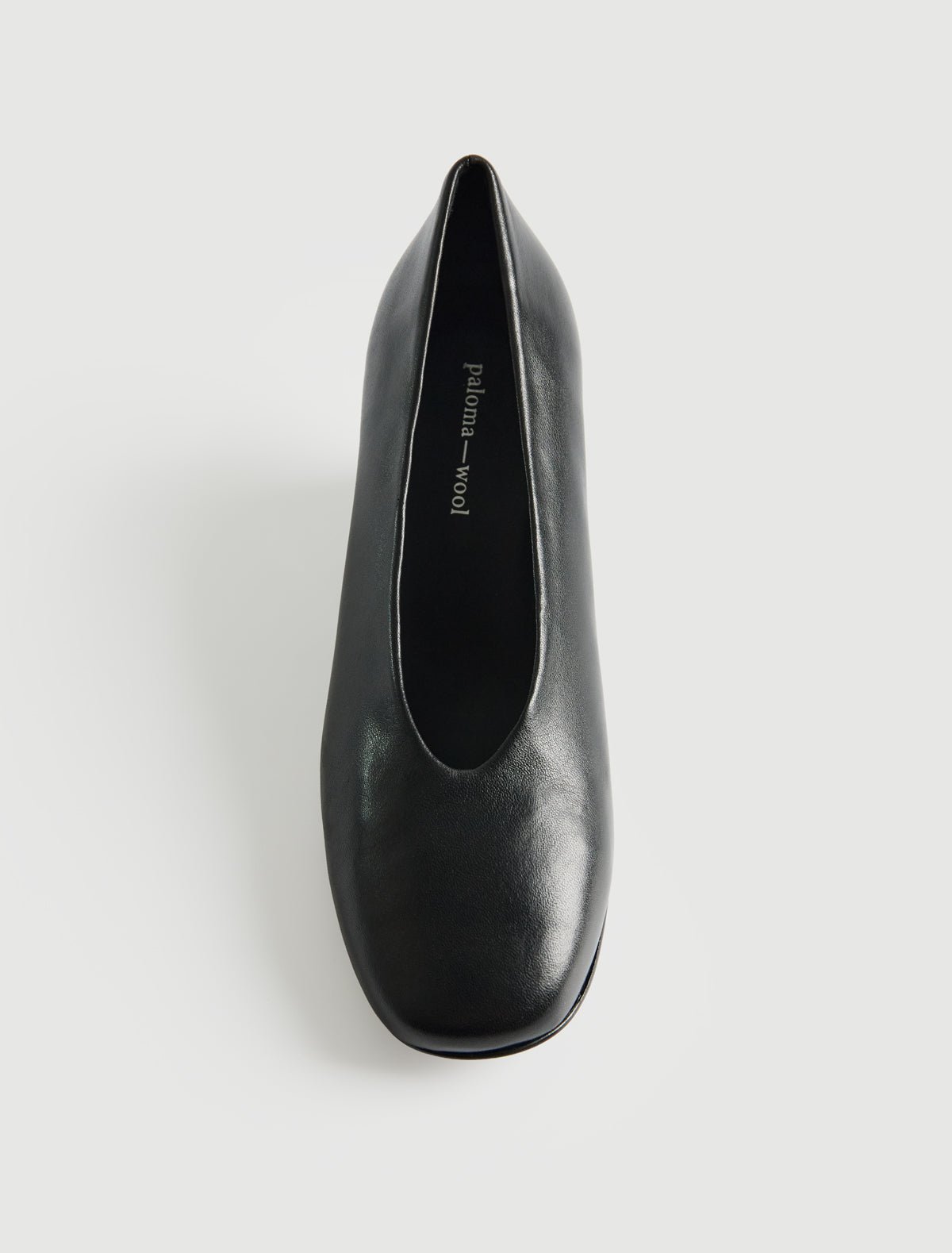 Jacinta pump sculptural 6 cm wedge contrasting color black