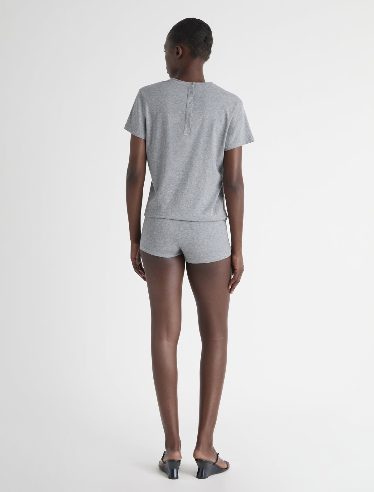 Larry v neck short sleeve playsuit