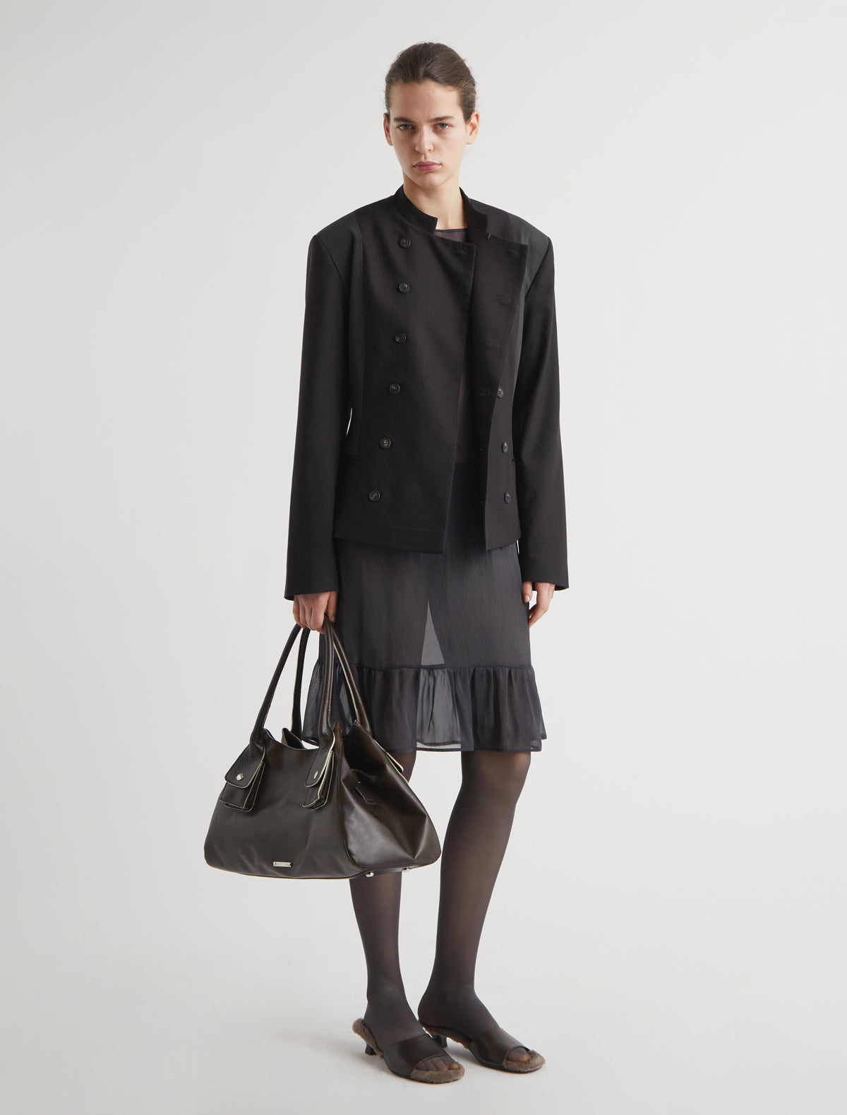 Lira dress gris oscuro