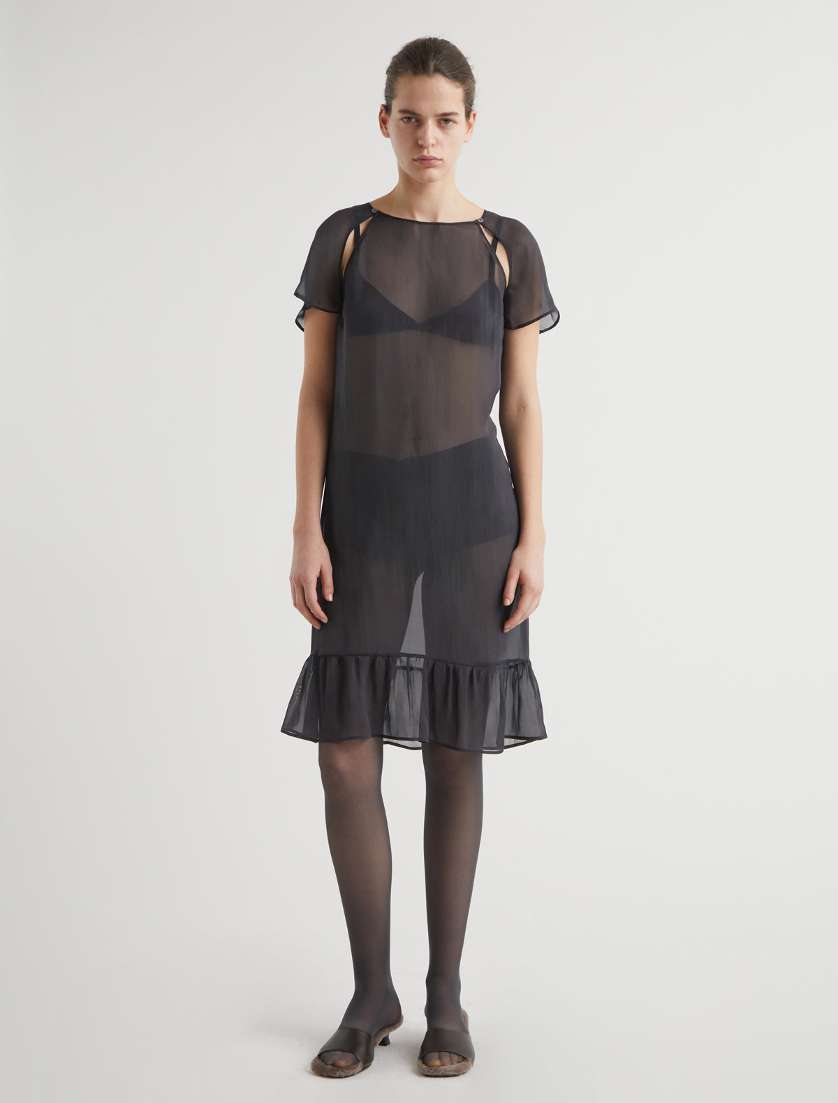 Lira dress gris oscuro