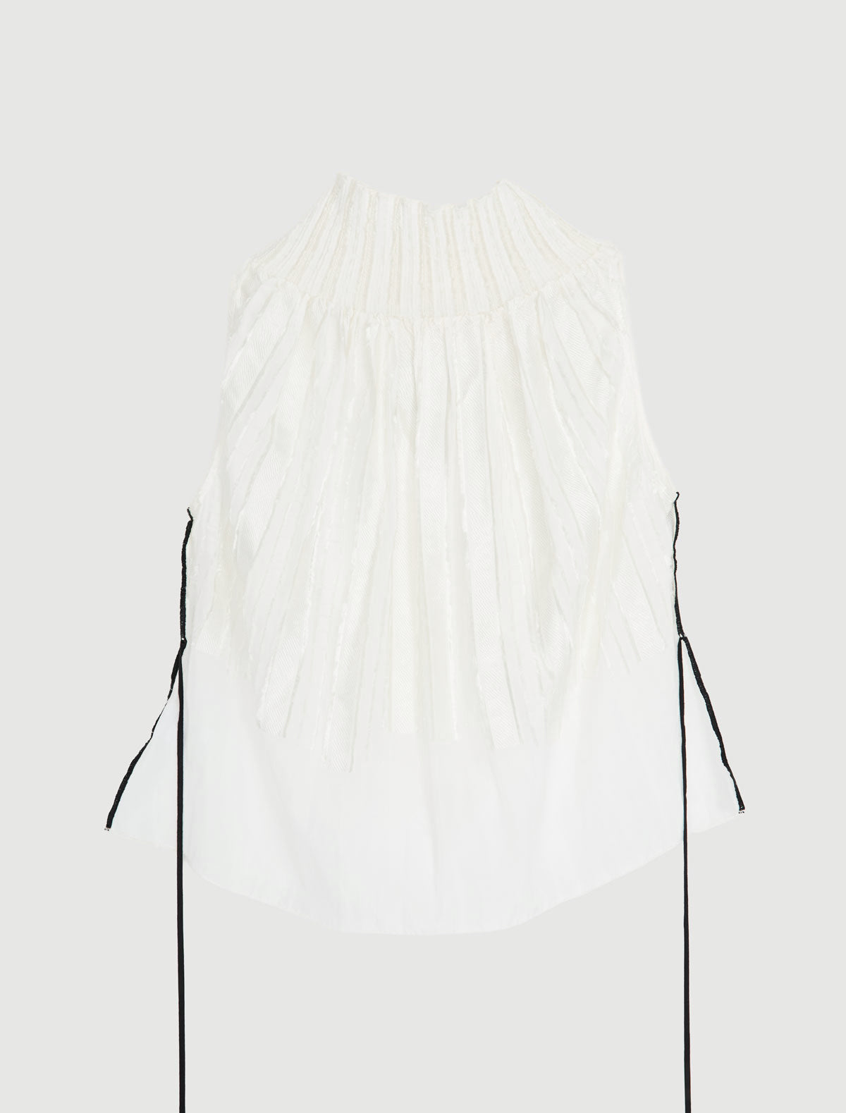 Lupe top halter top tie back fastening adjustable fit white