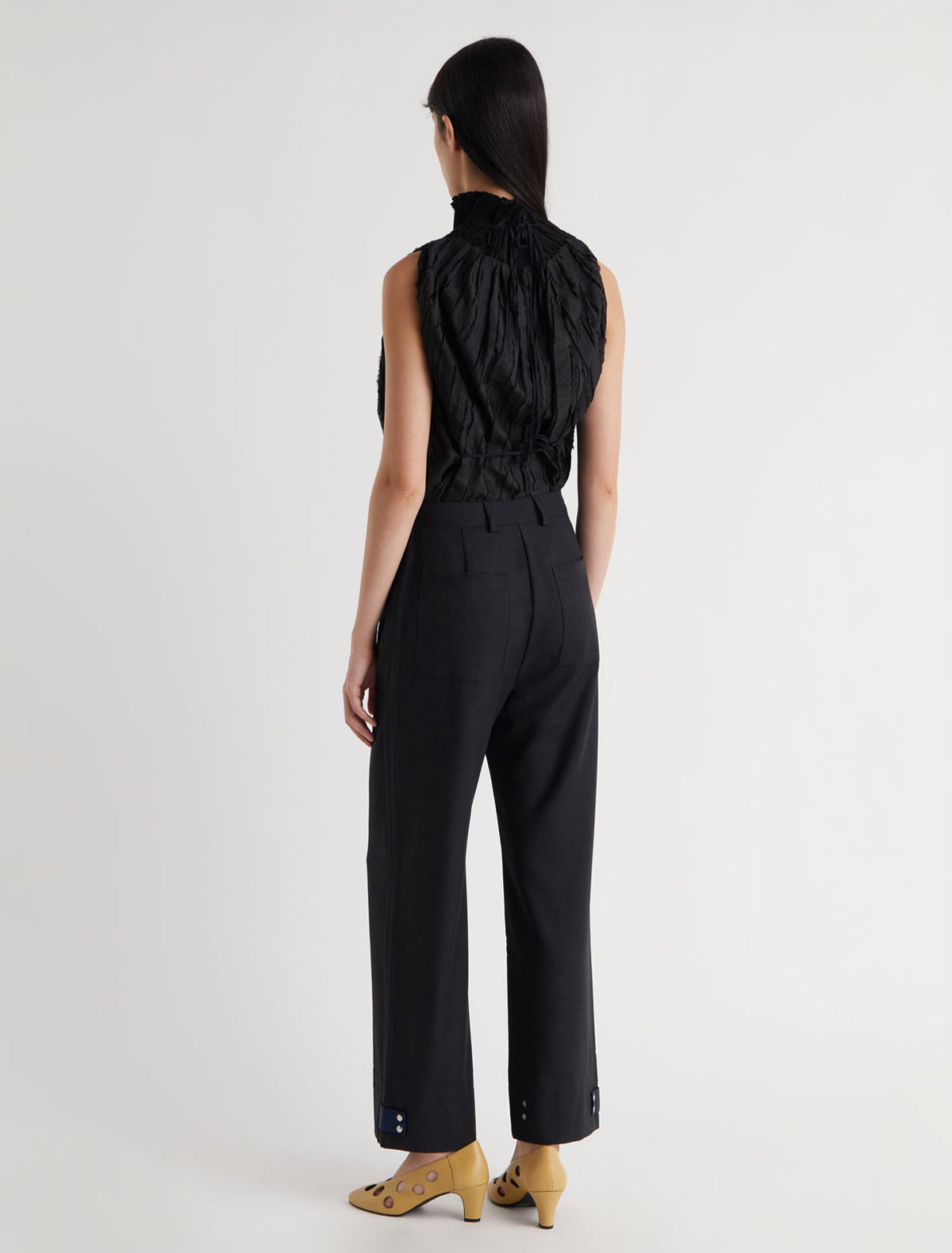 Matilda wide leg tailored suit trousers