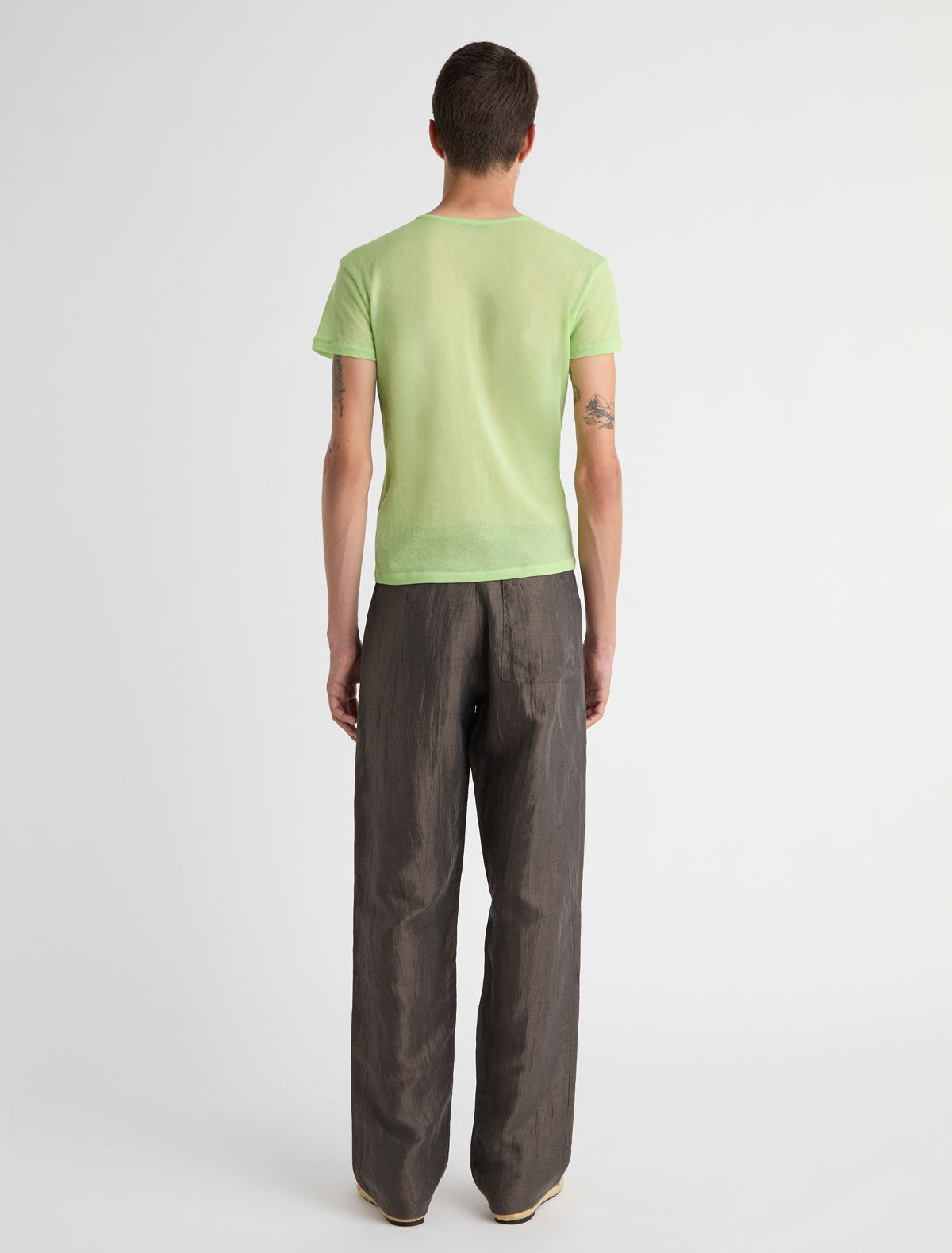 Renata trousers front pockets transition belt loops