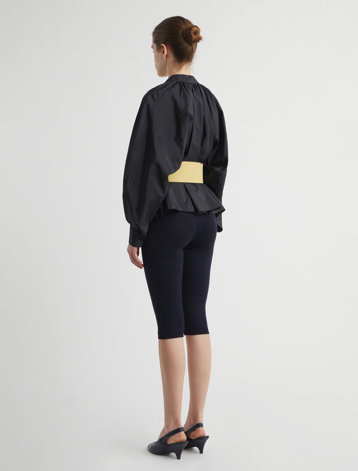 Saloma below the knee knitted leggings navy