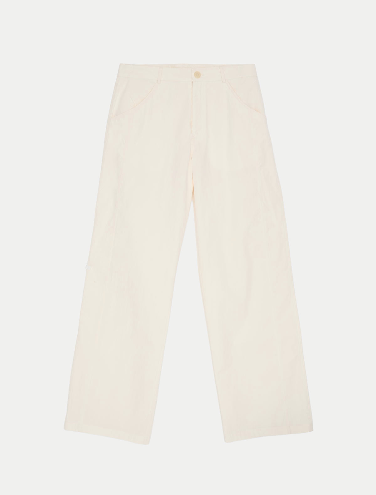 Reyn b nylon trousers jean style detailing