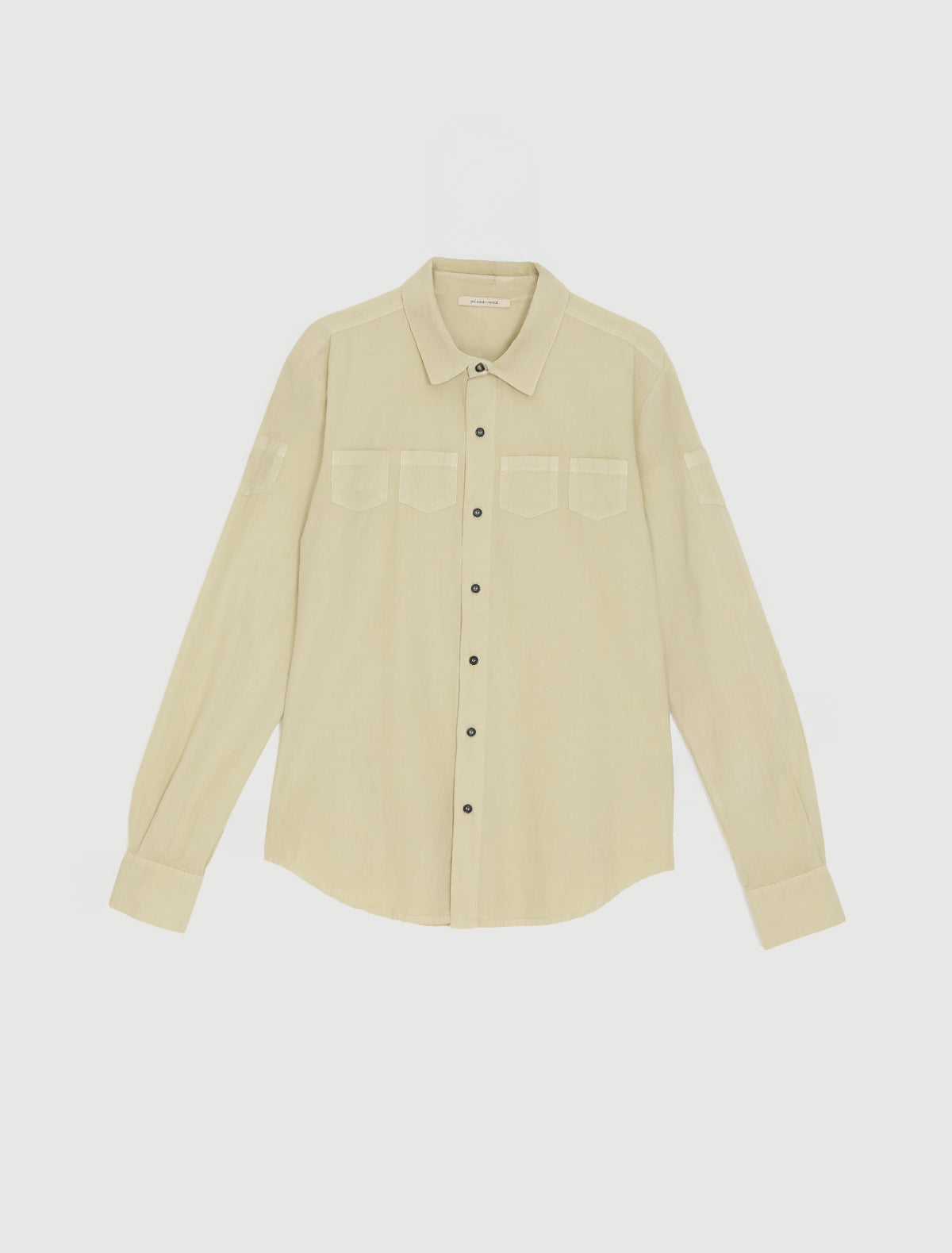 Sala cotton shirt chest pockets extending sleeves