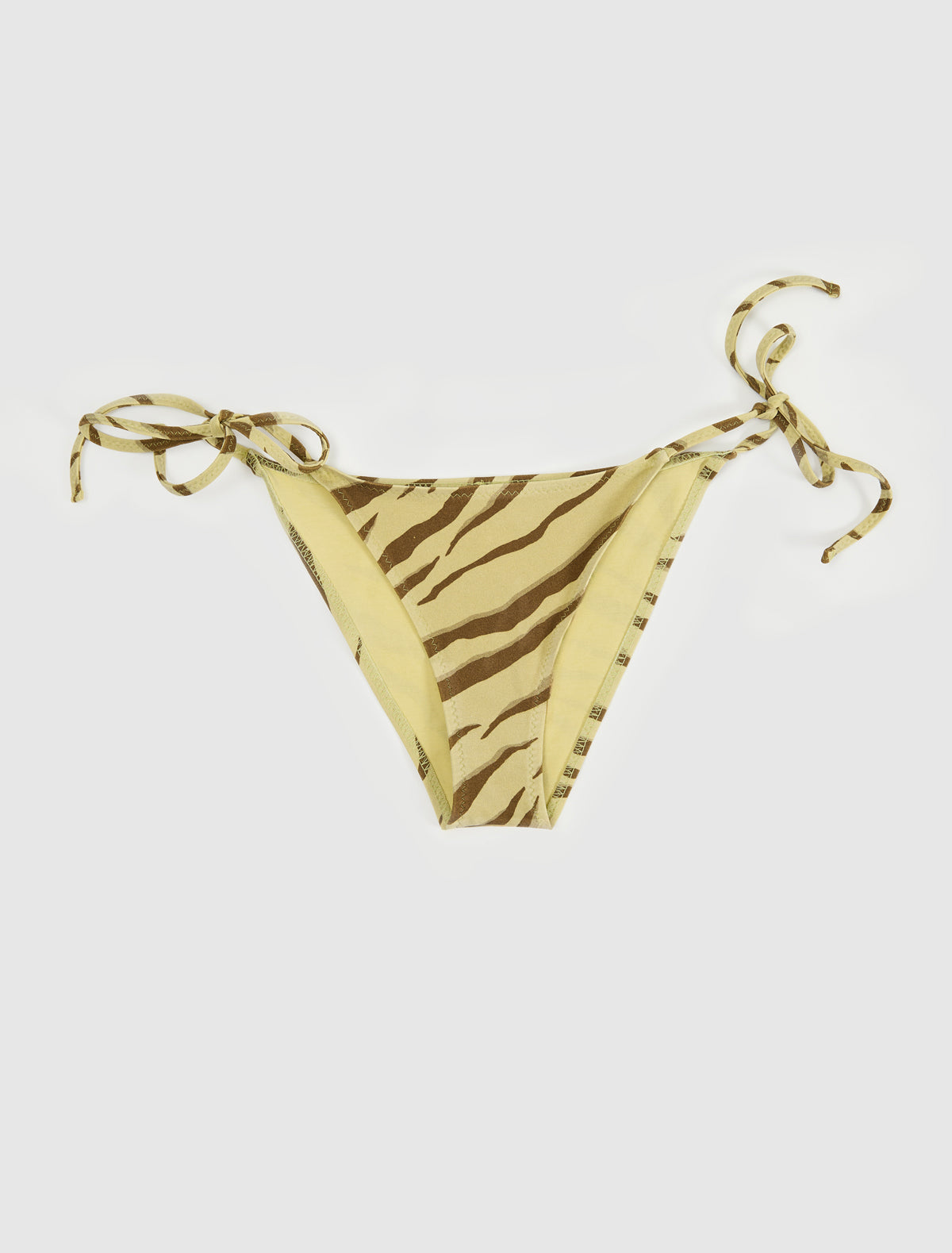 Nova bottom tie side bikini bottoms zebra print