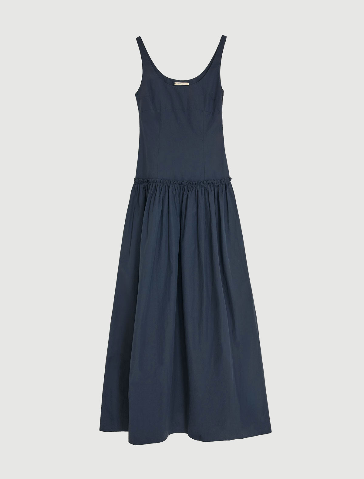 Aluni long nylon strap dress voluminous skirt