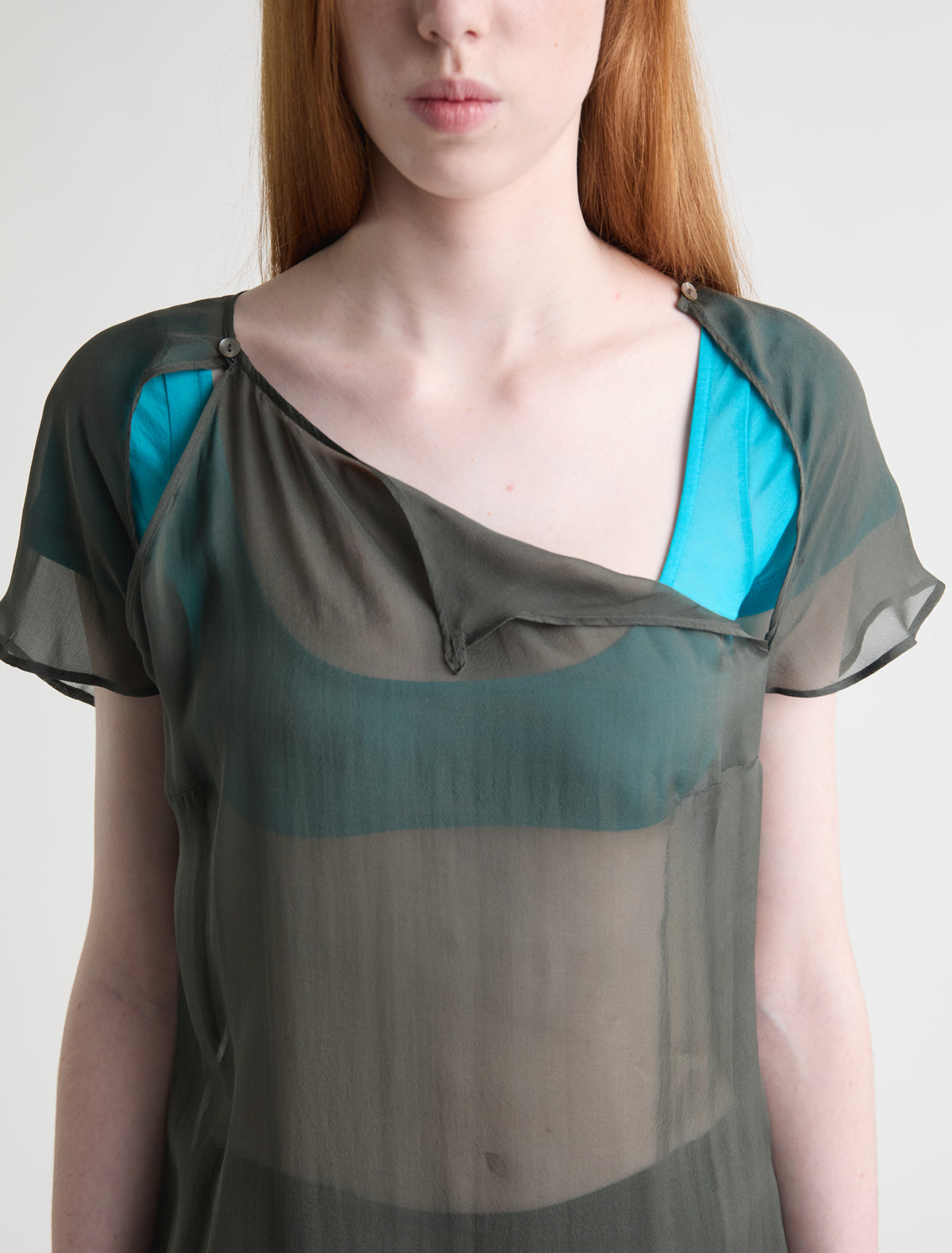 Lira dress verde oscuro