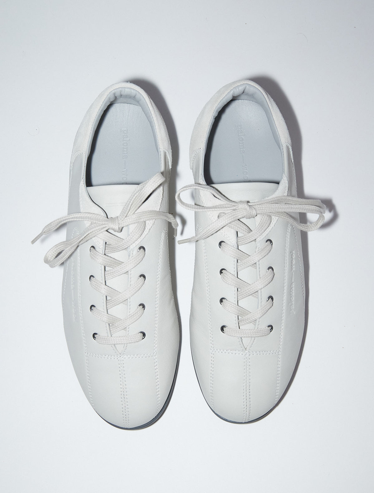Miles laceup men leather sneakers rubber sole ecru