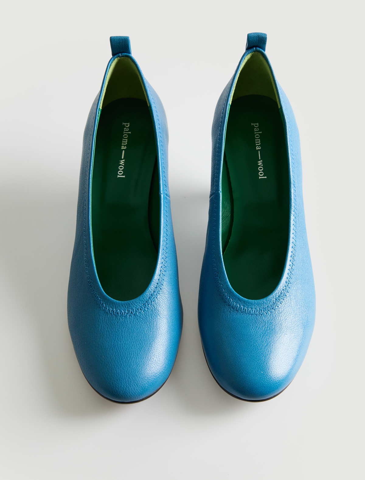 Joelia pump shaped 6 cm heel blue