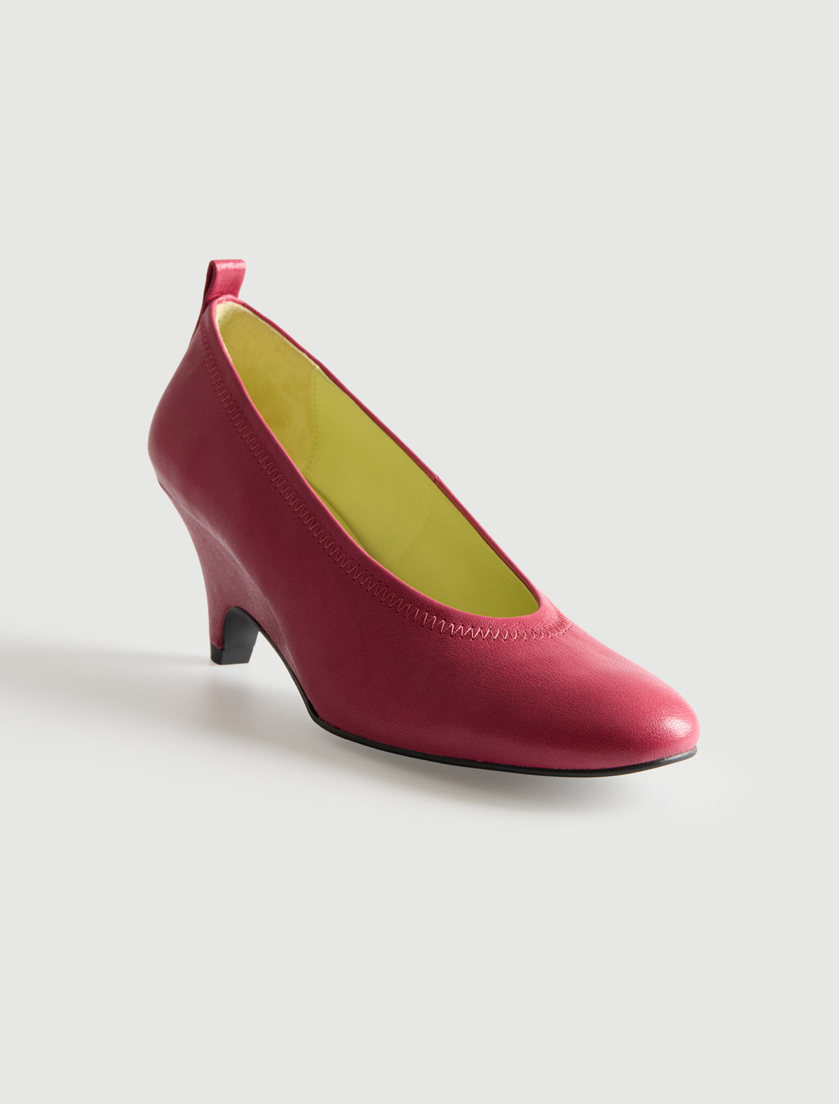 Joelia pump shaped 6 cm heel pink