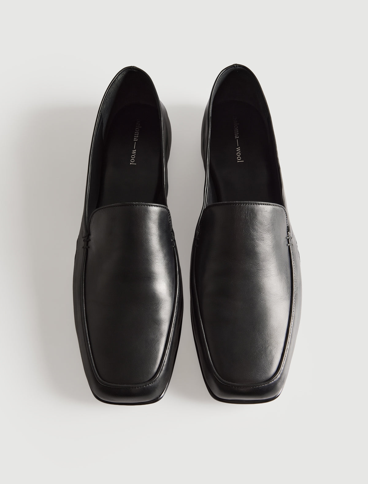 Micaela b mens leather loafer newblack
