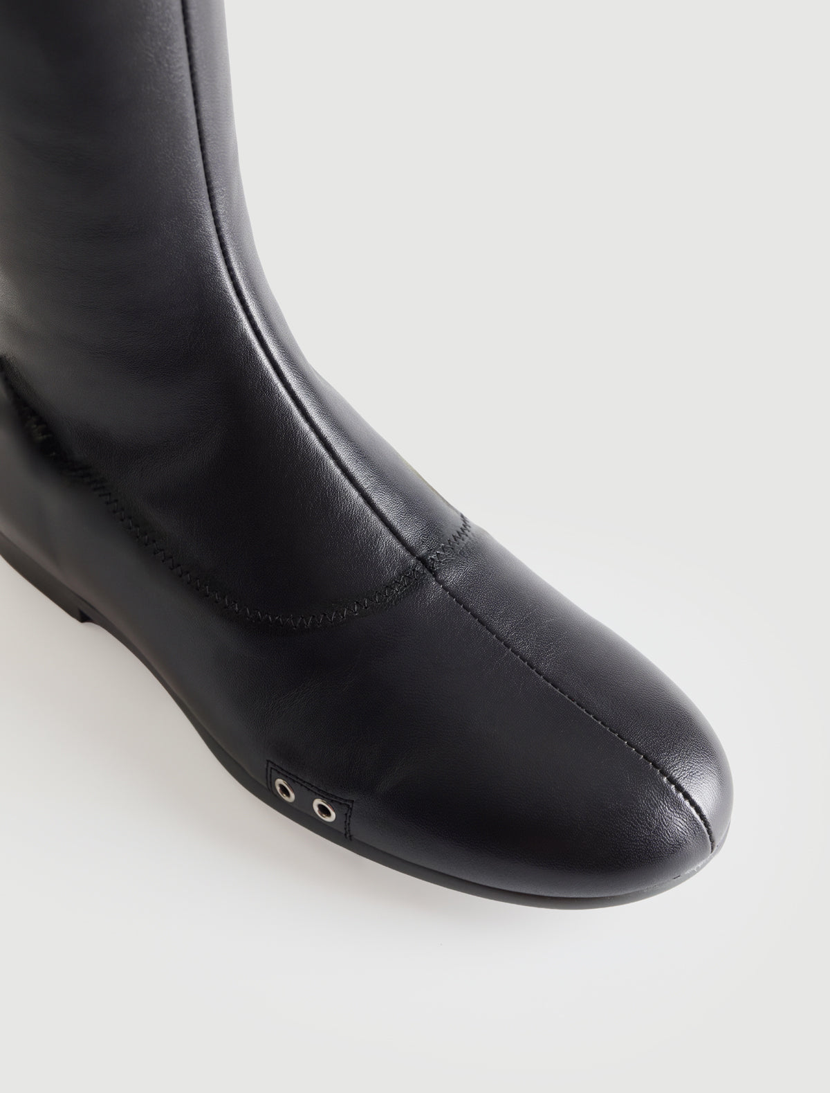 Tall miles water shoe inspired boot miles sneakers ventilation eyelets black