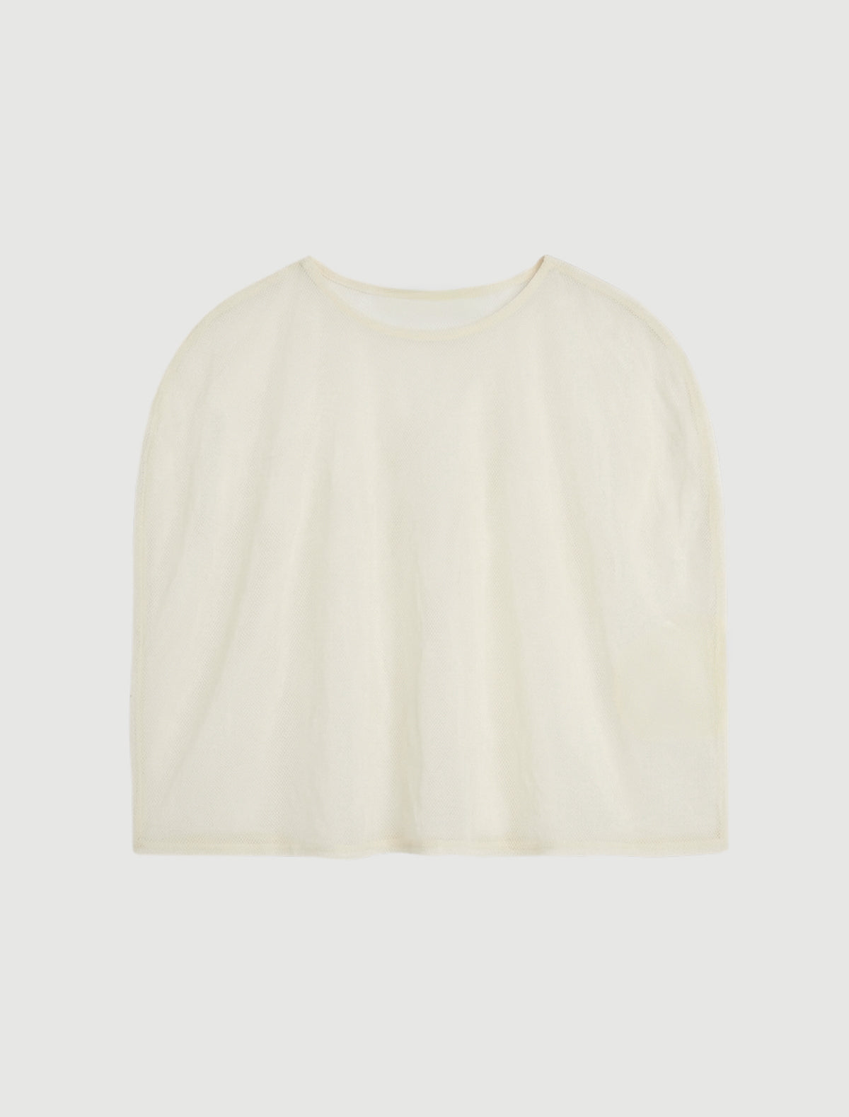 Boldo tulle cape cotton offwhite
