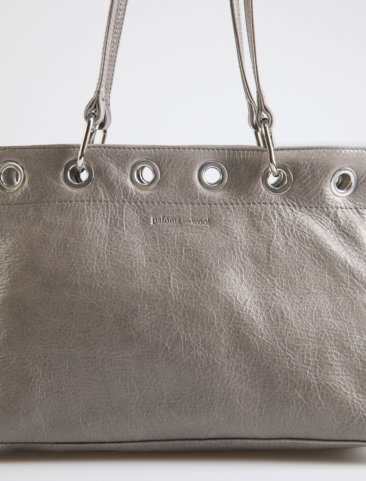 Philana shopping bag multiposition handles grey