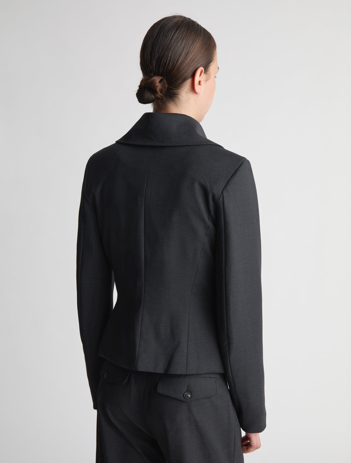 Zepel blazer oversized collar four front pockets