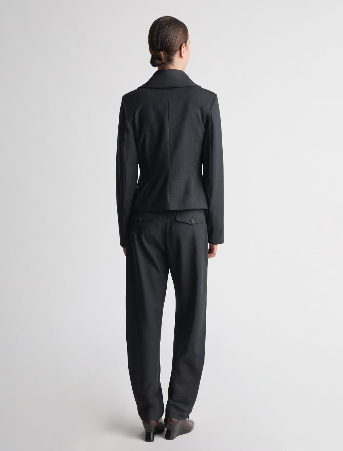 Zepel blazer oversized collar four front pockets