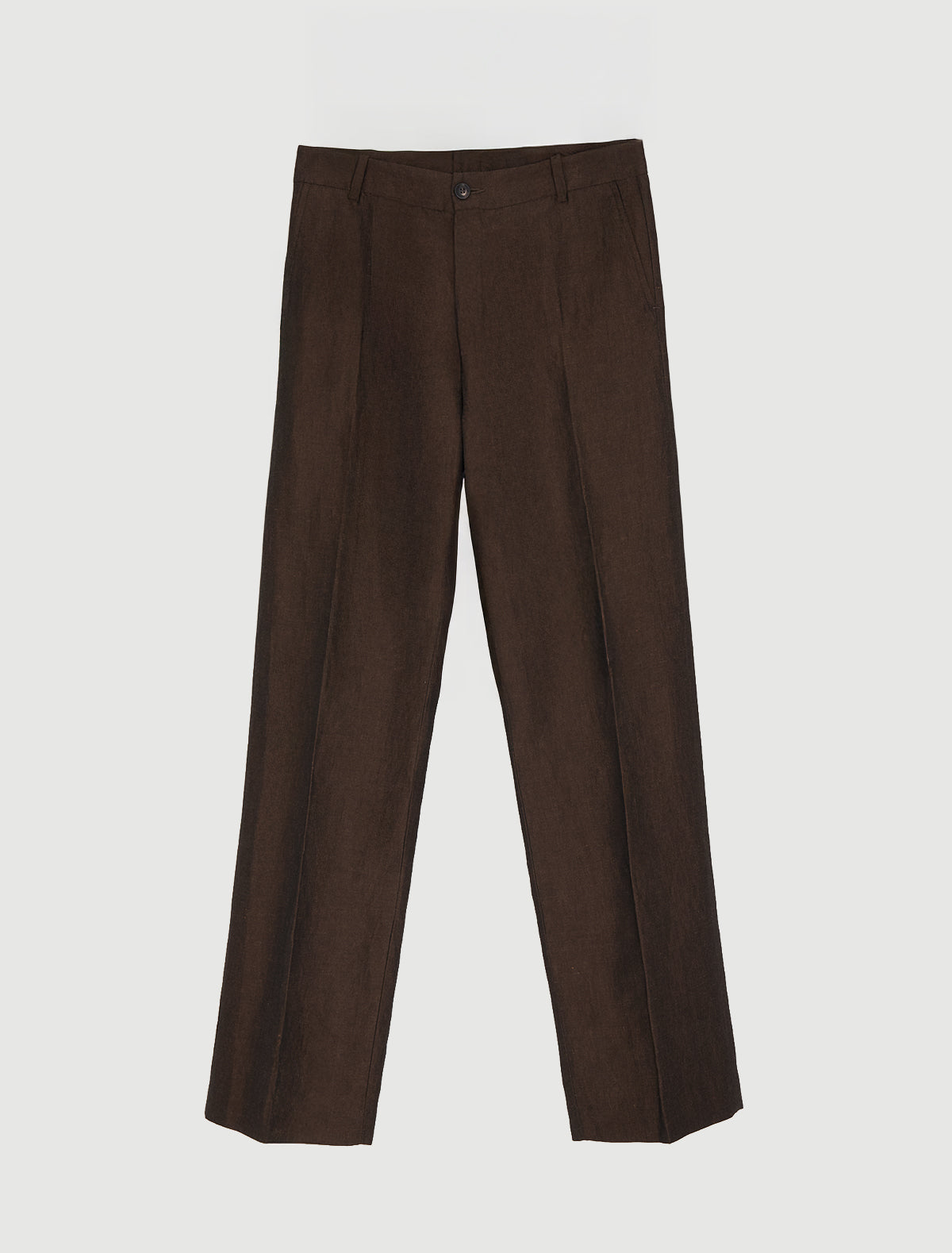 Lane straight men suit pants brown