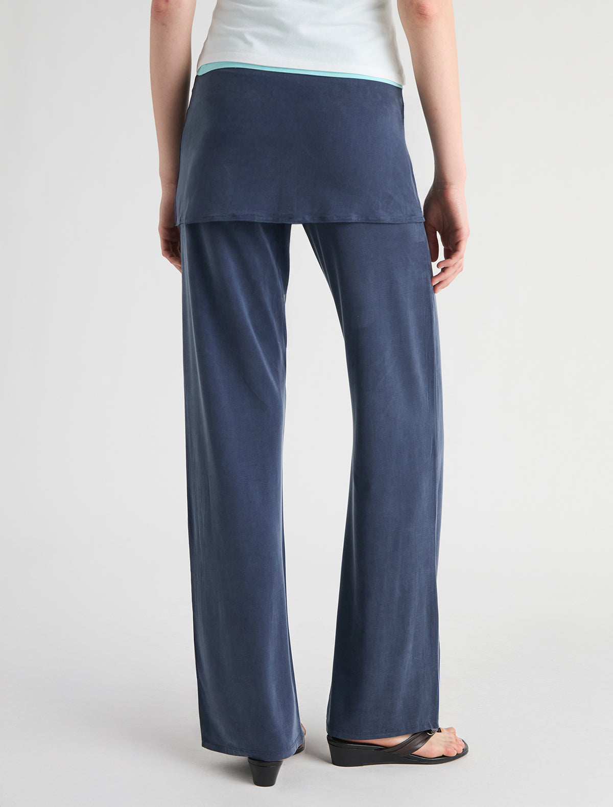 Alexia pants miniskirt cupro pants navy