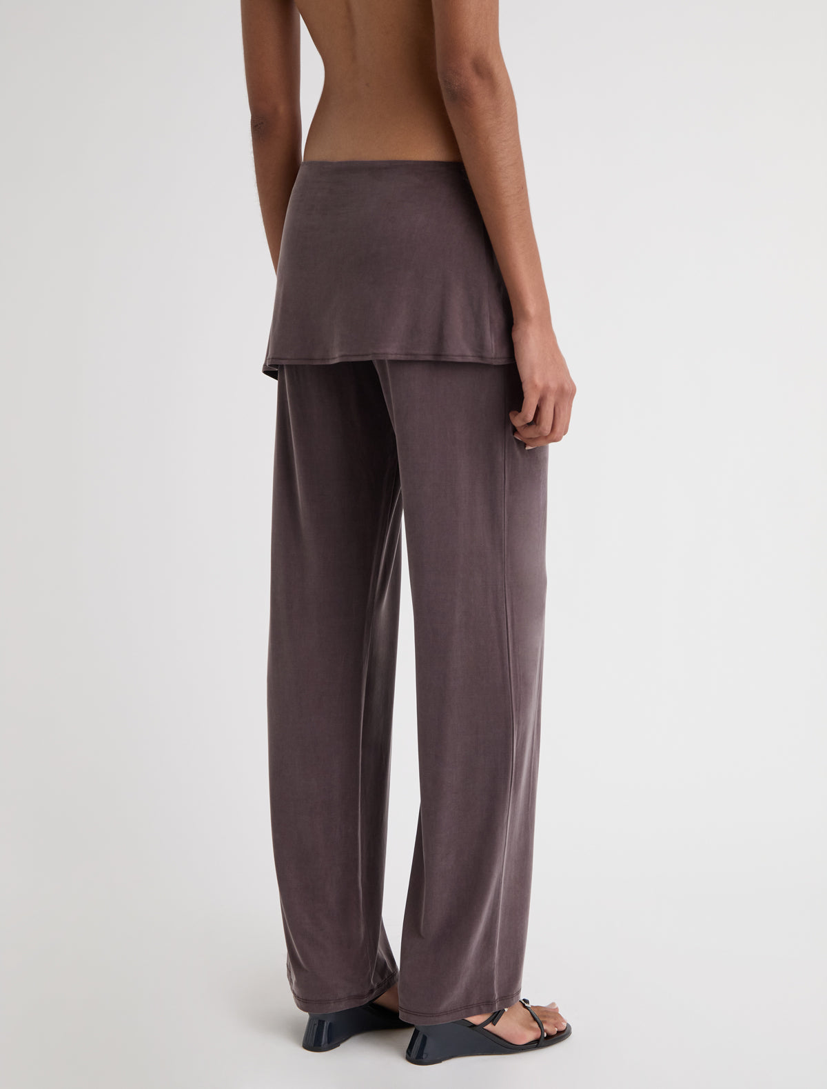 Alexia pants miniskirt cupro pants mahogany