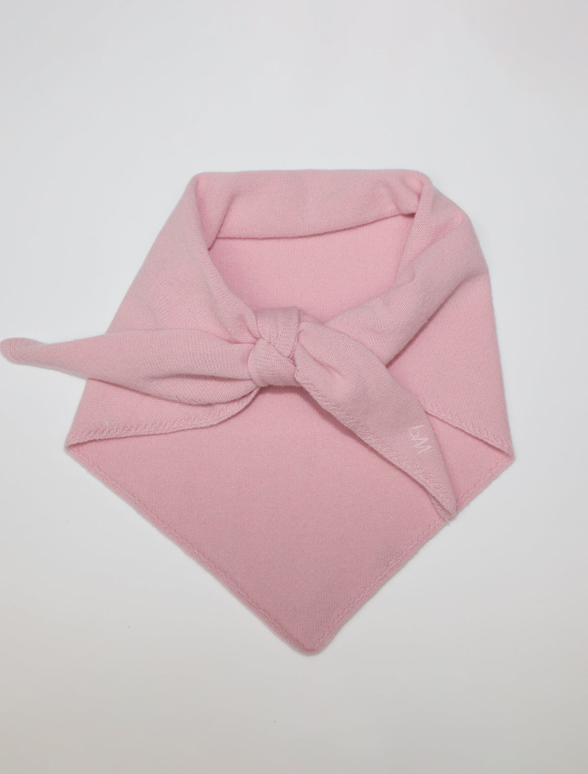 Prima soft warm wool triangle scarf softpink