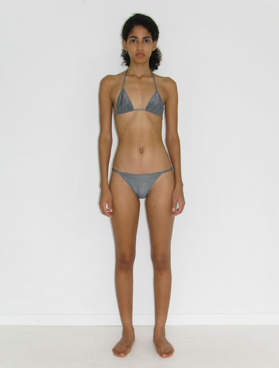Sil lurex bikini bottom